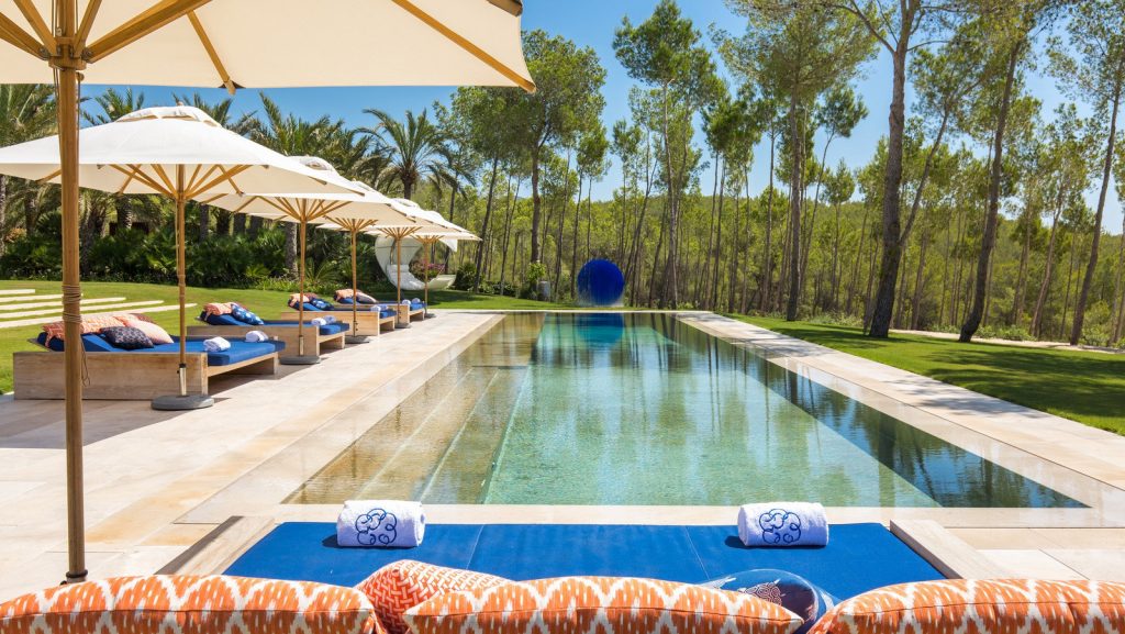 Swimming pool at Ibiza Villa Asombro