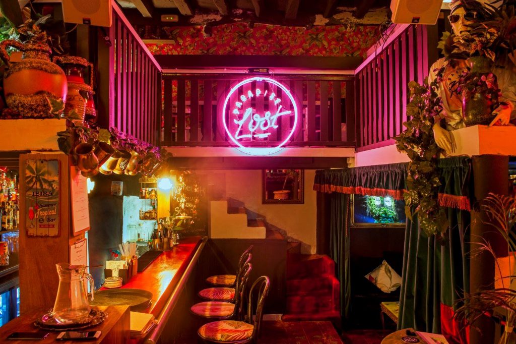 cool, eccentric and eclectic bar in Ibiza Town.